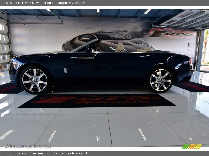 Midnight Sapphire / Seashell 2016 Rolls-Royce Dawn