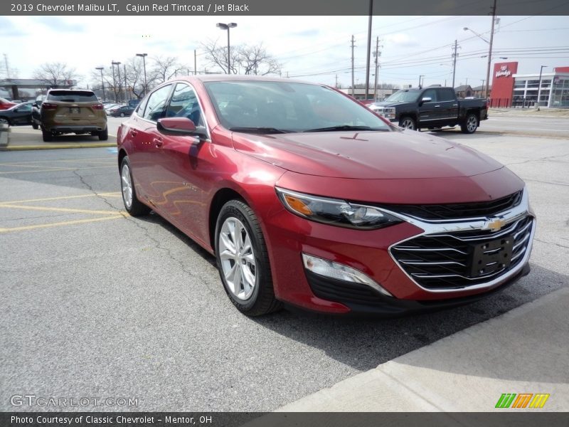 Cajun Red Tintcoat / Jet Black 2019 Chevrolet Malibu LT