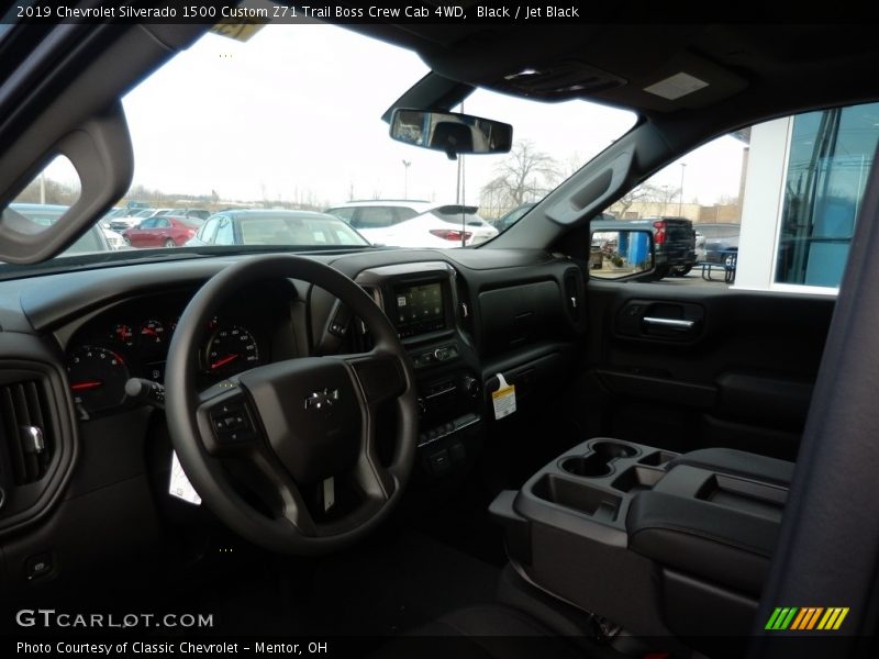 Black / Jet Black 2019 Chevrolet Silverado 1500 Custom Z71 Trail Boss Crew Cab 4WD