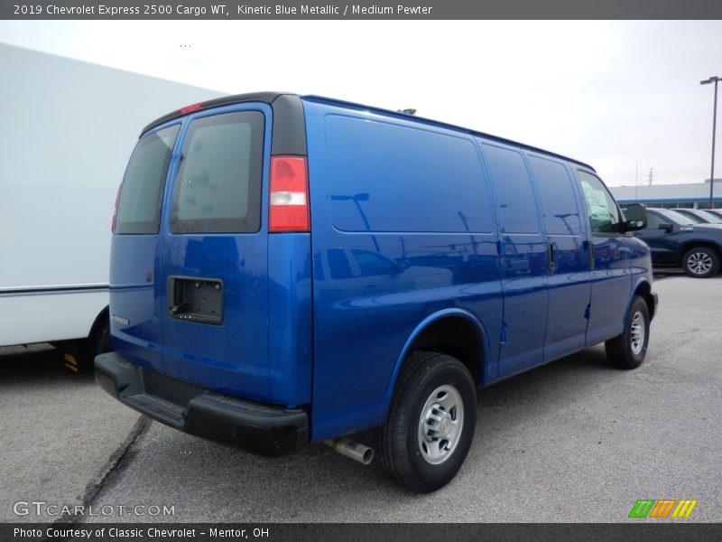 Kinetic Blue Metallic / Medium Pewter 2019 Chevrolet Express 2500 Cargo WT