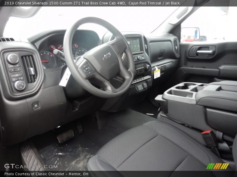 Cajun Red Tintcoat / Jet Black 2019 Chevrolet Silverado 1500 Custom Z71 Trail Boss Crew Cab 4WD