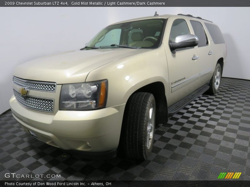 Gold Mist Metallic / Light Cashmere/Dark Cashmere 2009 Chevrolet Suburban LTZ 4x4