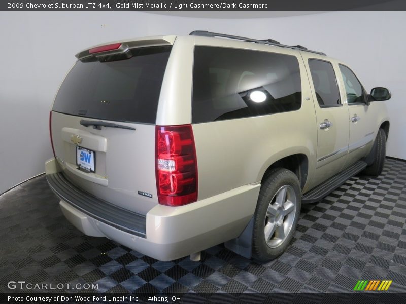 Gold Mist Metallic / Light Cashmere/Dark Cashmere 2009 Chevrolet Suburban LTZ 4x4