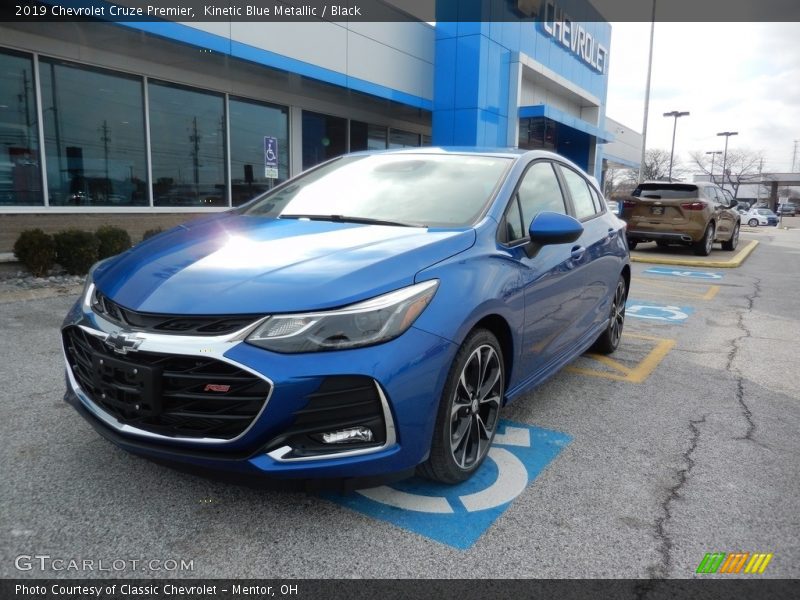 Kinetic Blue Metallic / Black 2019 Chevrolet Cruze Premier