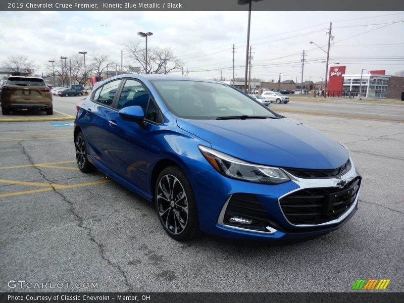 Kinetic Blue Metallic / Black 2019 Chevrolet Cruze Premier