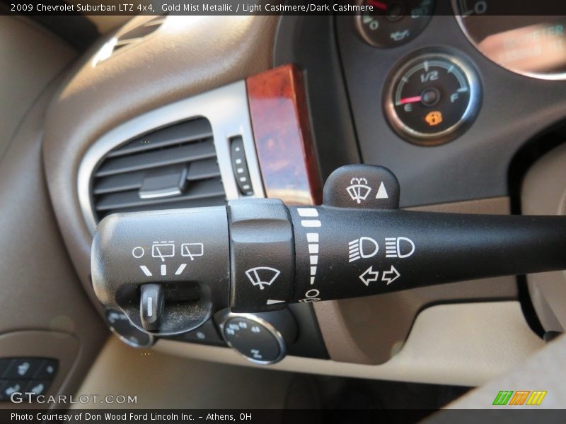 Gold Mist Metallic / Light Cashmere/Dark Cashmere 2009 Chevrolet Suburban LTZ 4x4