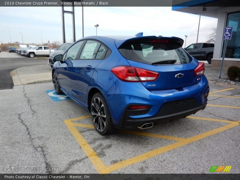Kinetic Blue Metallic / Black 2019 Chevrolet Cruze Premier