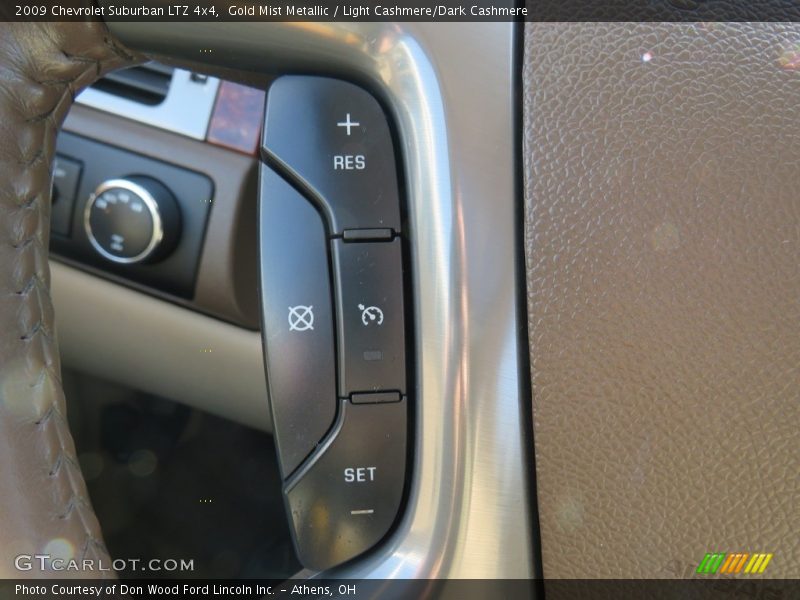 Gold Mist Metallic / Light Cashmere/Dark Cashmere 2009 Chevrolet Suburban LTZ 4x4