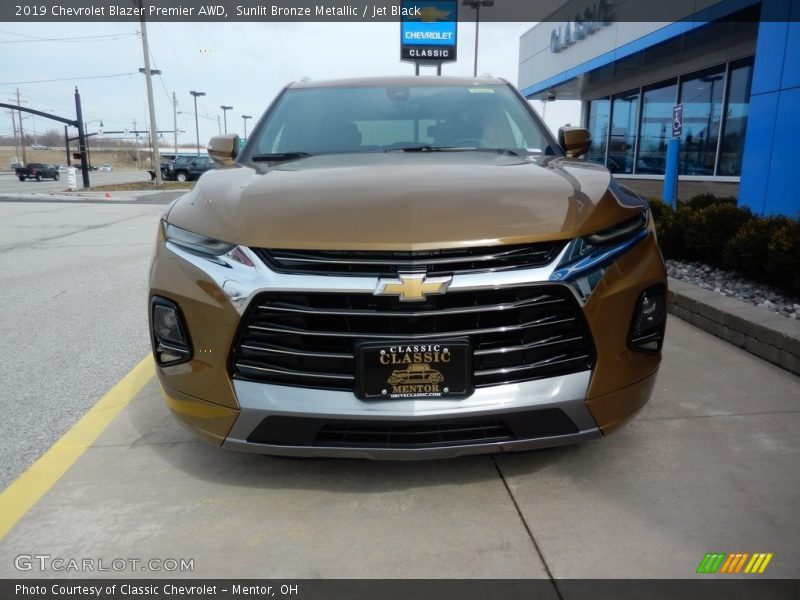 Sunlit Bronze Metallic / Jet Black 2019 Chevrolet Blazer Premier AWD