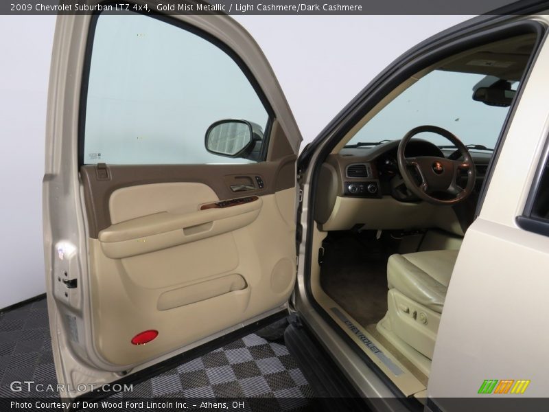 Gold Mist Metallic / Light Cashmere/Dark Cashmere 2009 Chevrolet Suburban LTZ 4x4
