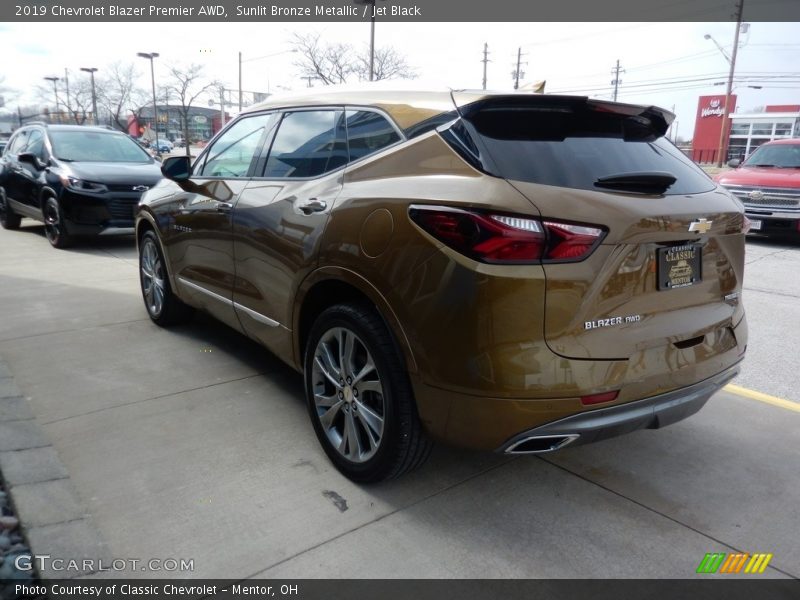 Sunlit Bronze Metallic / Jet Black 2019 Chevrolet Blazer Premier AWD