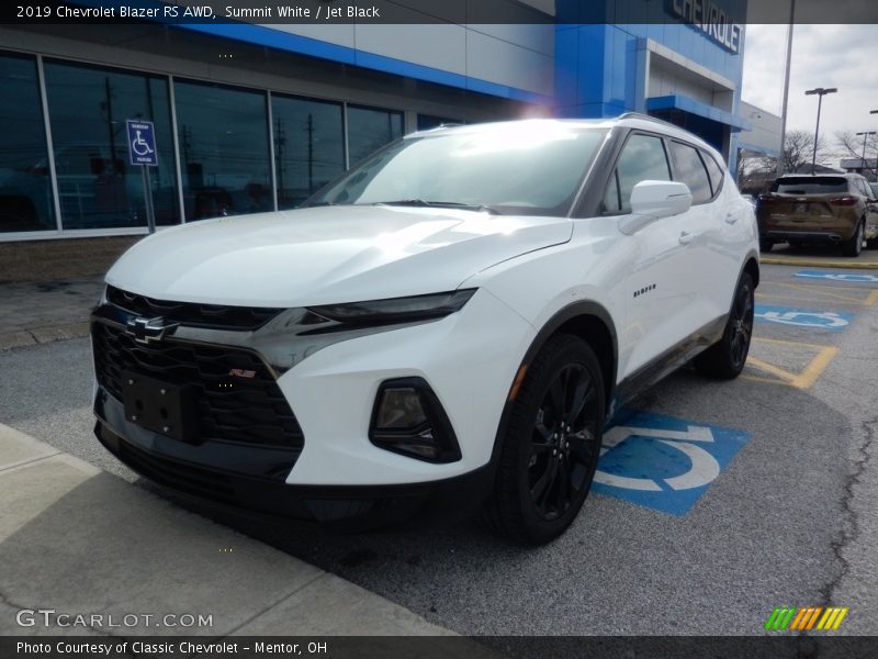 Summit White / Jet Black 2019 Chevrolet Blazer RS AWD