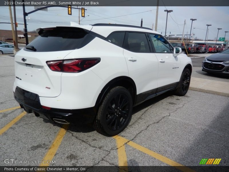 Summit White / Jet Black 2019 Chevrolet Blazer RS AWD