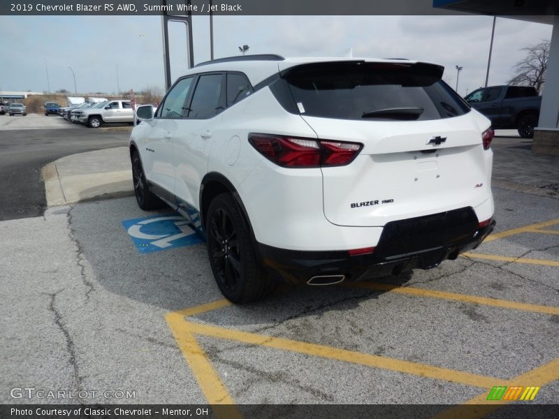 Summit White / Jet Black 2019 Chevrolet Blazer RS AWD