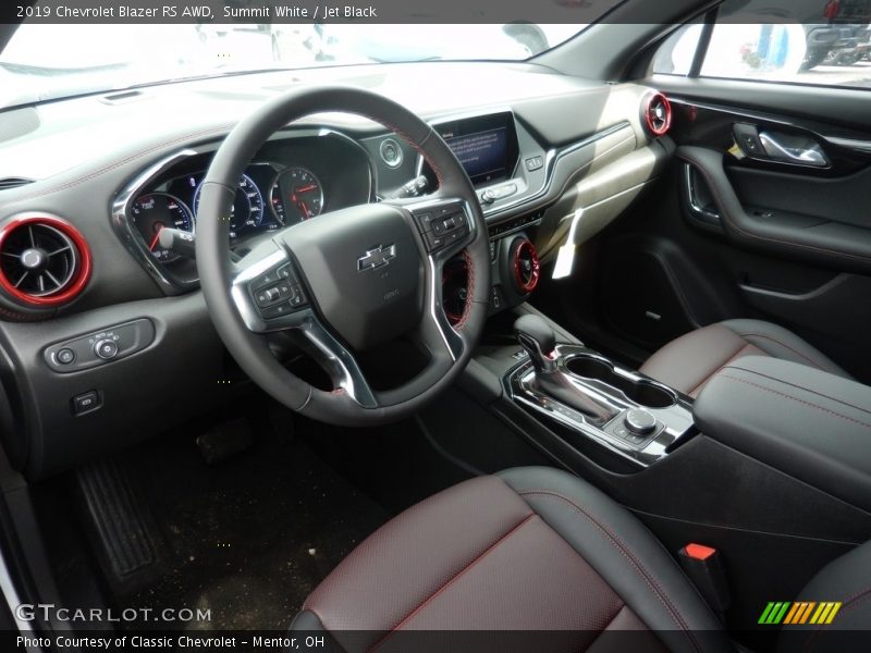 Front Seat of 2019 Blazer RS AWD