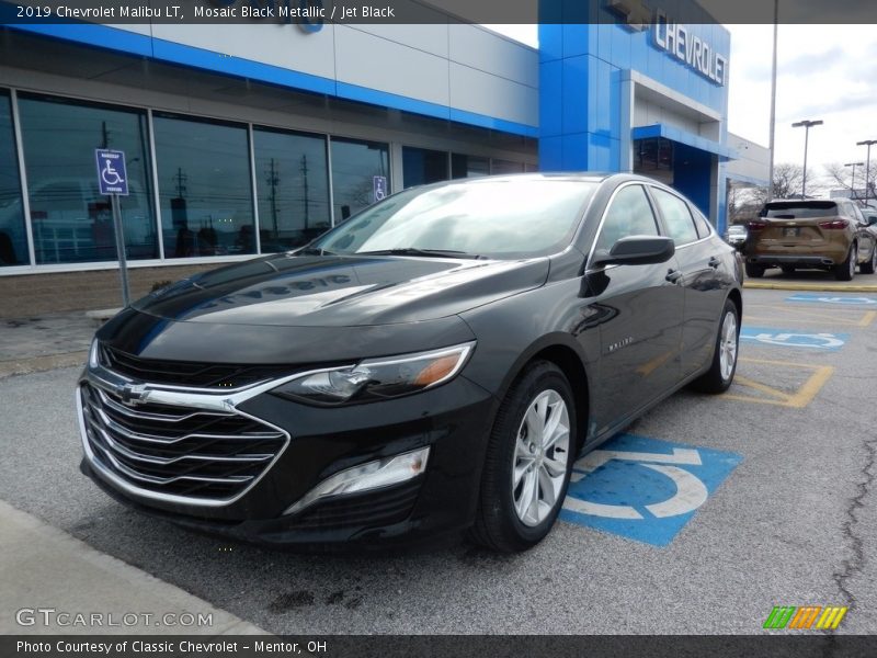Mosaic Black Metallic / Jet Black 2019 Chevrolet Malibu LT
