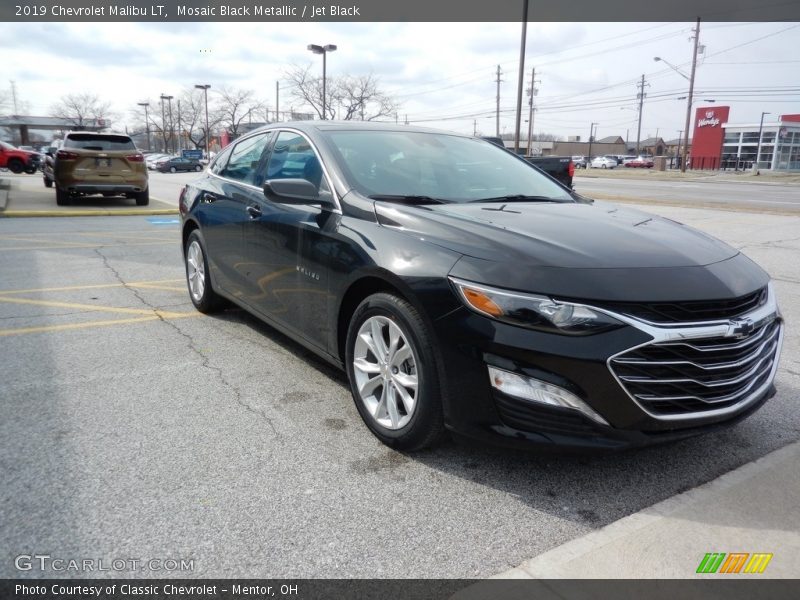 Mosaic Black Metallic / Jet Black 2019 Chevrolet Malibu LT