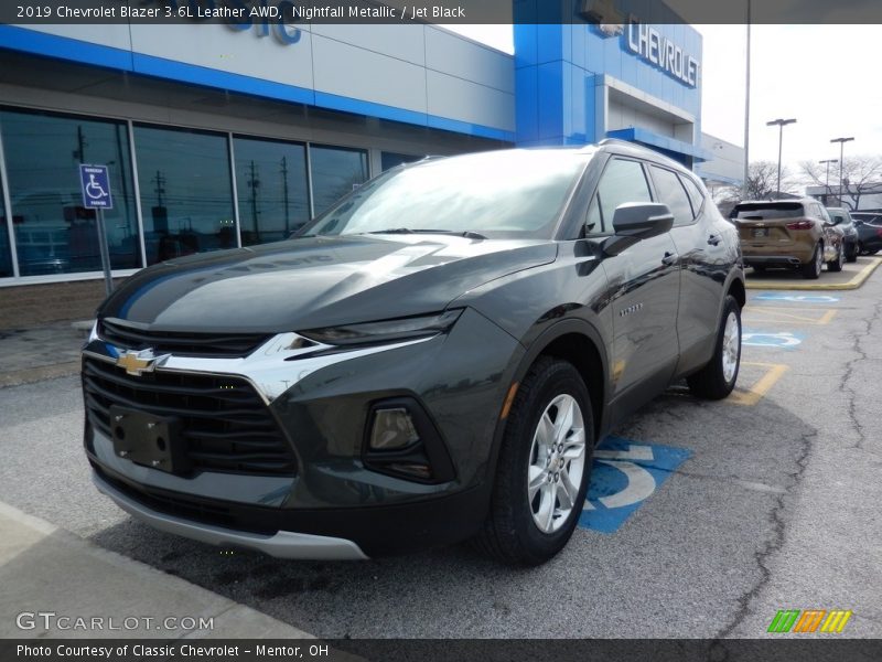 Nightfall Metallic / Jet Black 2019 Chevrolet Blazer 3.6L Leather AWD