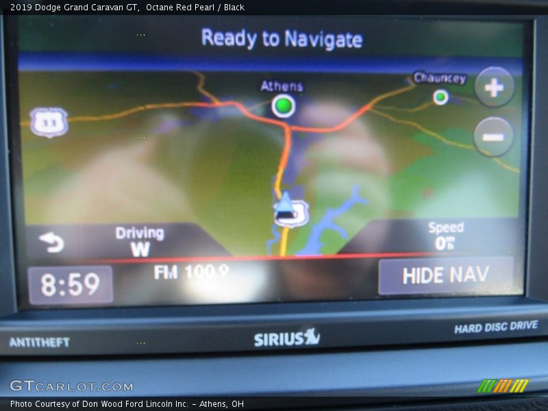 Octane Red Pearl / Black 2019 Dodge Grand Caravan GT