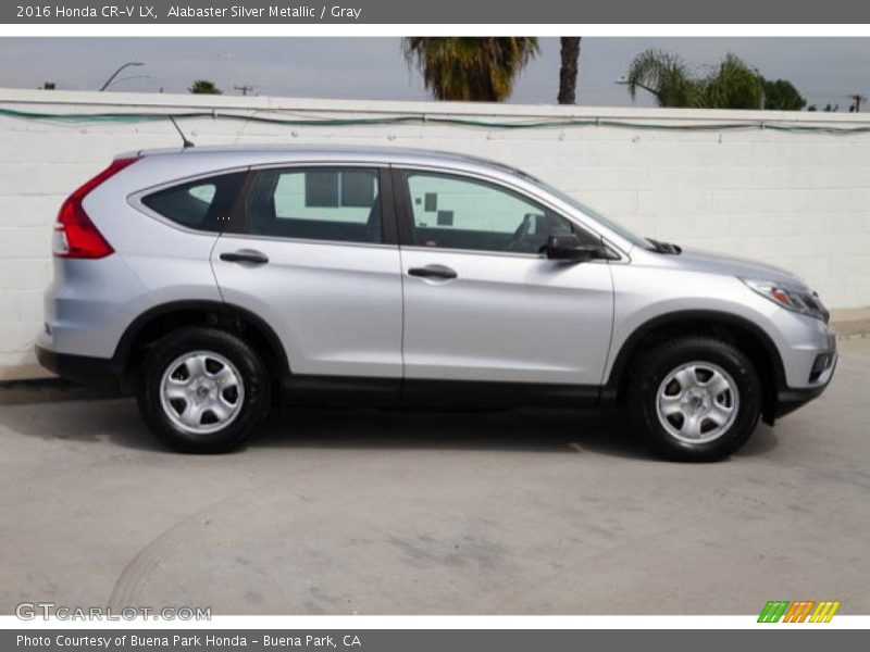 Alabaster Silver Metallic / Gray 2016 Honda CR-V LX
