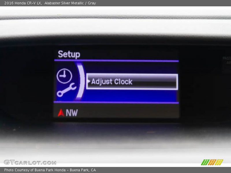 Alabaster Silver Metallic / Gray 2016 Honda CR-V LX
