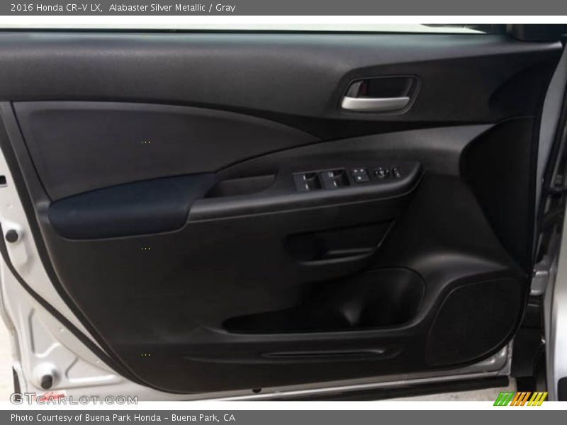 Alabaster Silver Metallic / Gray 2016 Honda CR-V LX