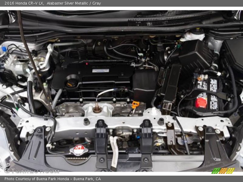 Alabaster Silver Metallic / Gray 2016 Honda CR-V LX