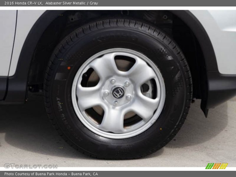 Alabaster Silver Metallic / Gray 2016 Honda CR-V LX