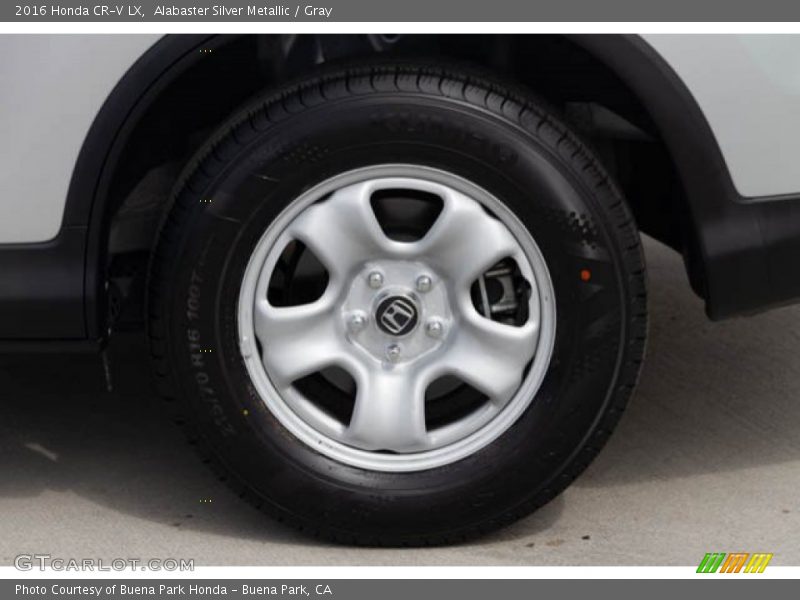 Alabaster Silver Metallic / Gray 2016 Honda CR-V LX