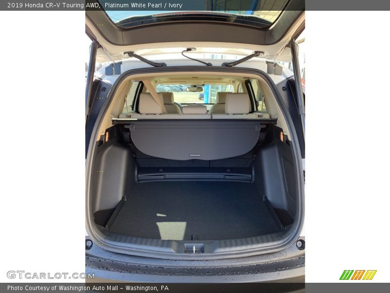 Platinum White Pearl / Ivory 2019 Honda CR-V Touring AWD