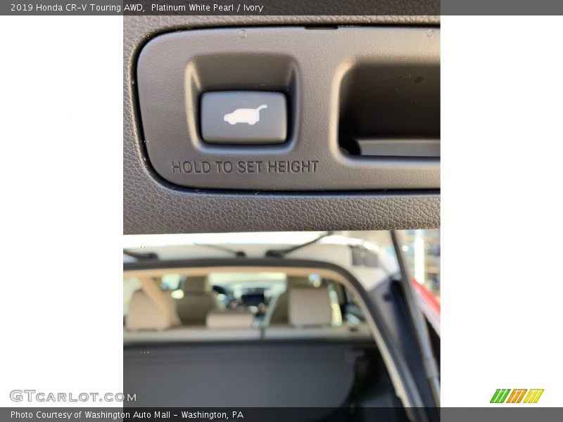 Platinum White Pearl / Ivory 2019 Honda CR-V Touring AWD