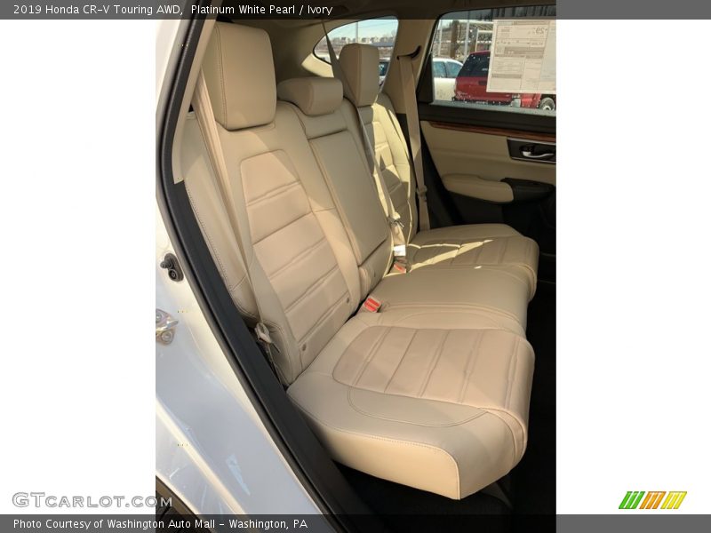 Platinum White Pearl / Ivory 2019 Honda CR-V Touring AWD