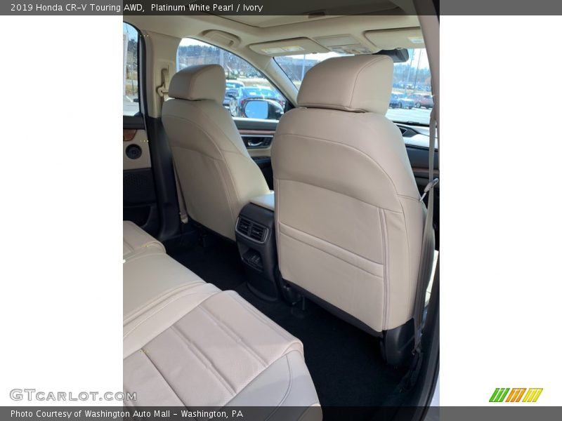 Platinum White Pearl / Ivory 2019 Honda CR-V Touring AWD