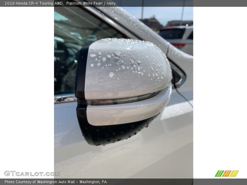 Platinum White Pearl / Ivory 2019 Honda CR-V Touring AWD