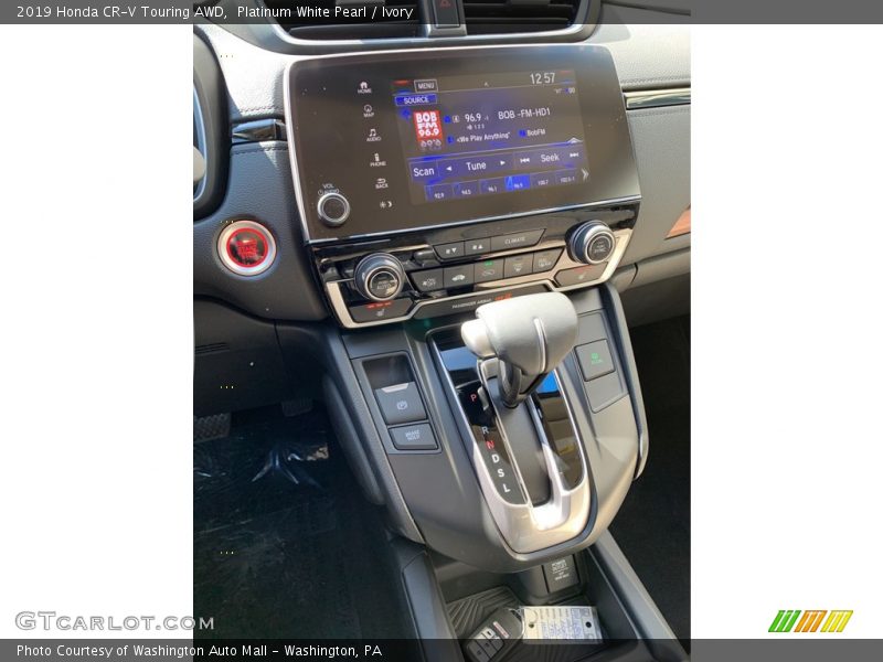 Platinum White Pearl / Ivory 2019 Honda CR-V Touring AWD
