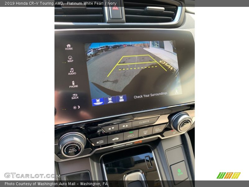 Platinum White Pearl / Ivory 2019 Honda CR-V Touring AWD