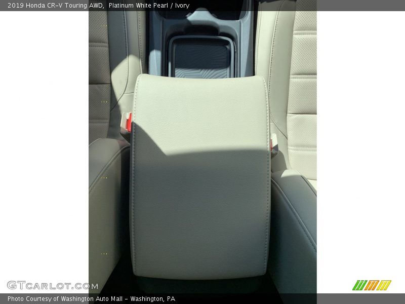 Platinum White Pearl / Ivory 2019 Honda CR-V Touring AWD