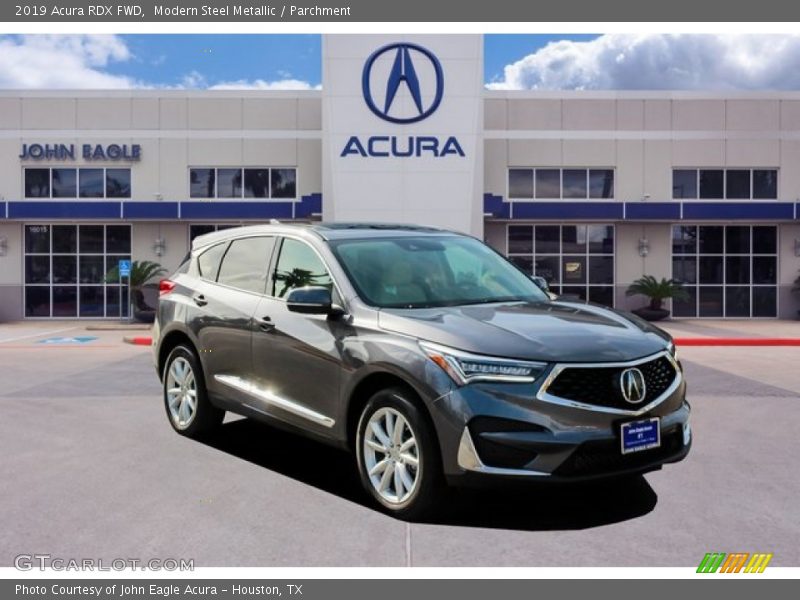 Modern Steel Metallic / Parchment 2019 Acura RDX FWD