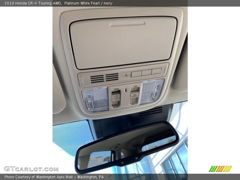 Platinum White Pearl / Ivory 2019 Honda CR-V Touring AWD