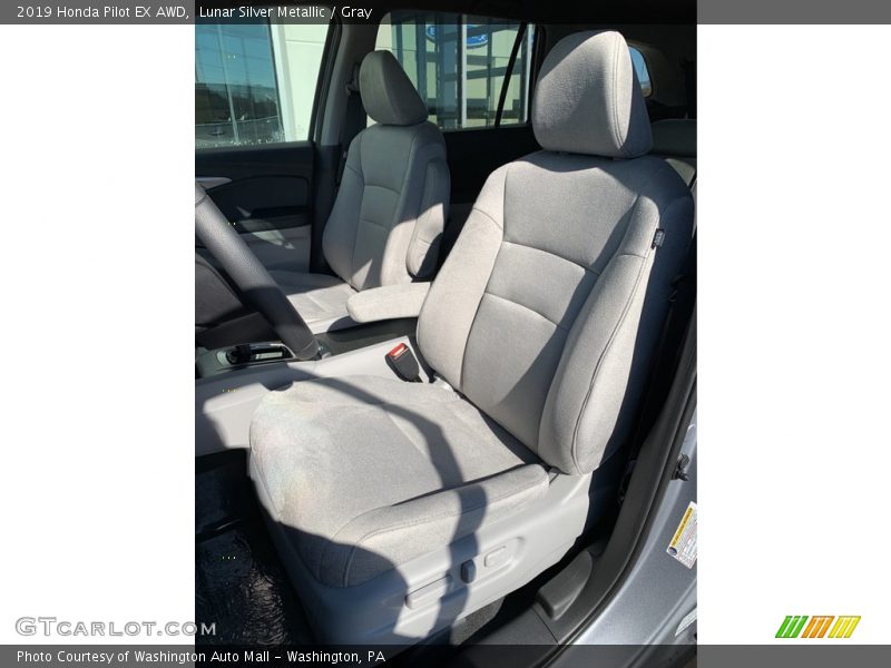 Lunar Silver Metallic / Gray 2019 Honda Pilot EX AWD