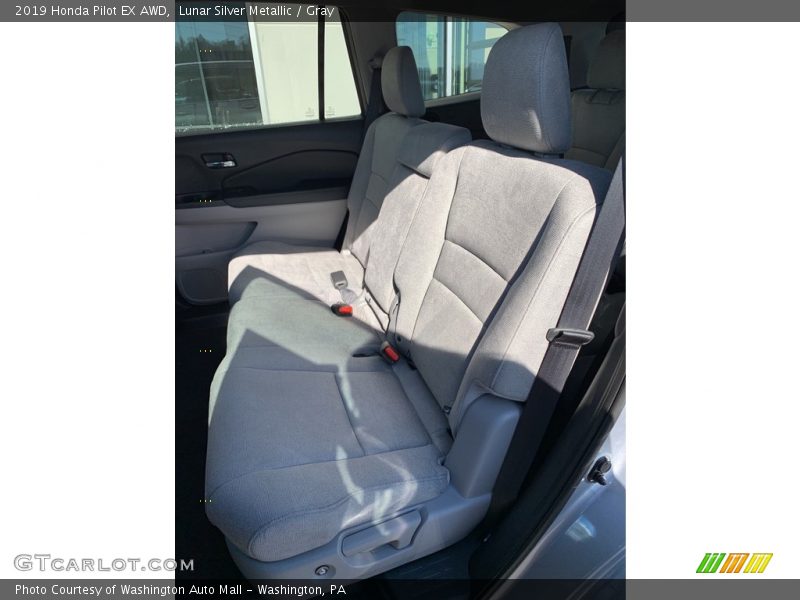 Lunar Silver Metallic / Gray 2019 Honda Pilot EX AWD