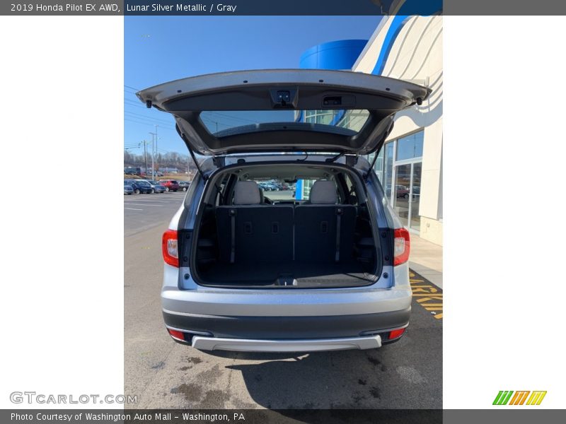 Lunar Silver Metallic / Gray 2019 Honda Pilot EX AWD
