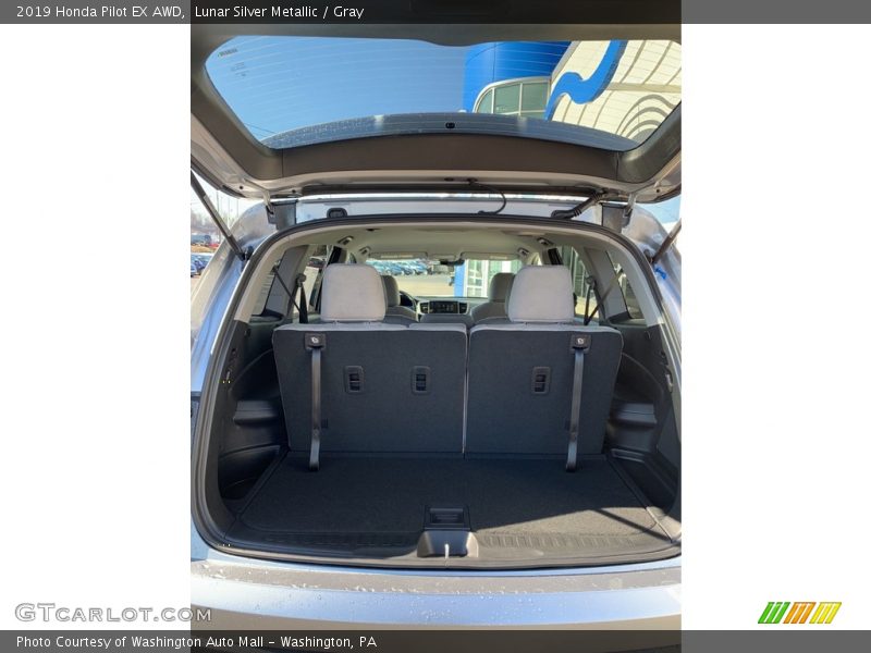 Lunar Silver Metallic / Gray 2019 Honda Pilot EX AWD