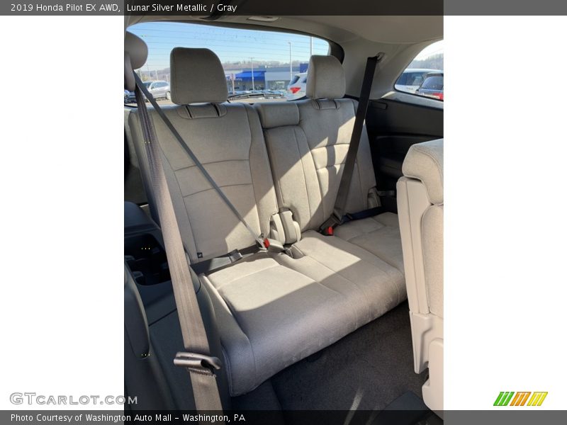Lunar Silver Metallic / Gray 2019 Honda Pilot EX AWD