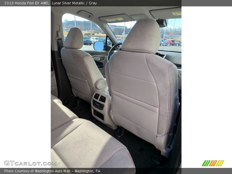 Lunar Silver Metallic / Gray 2019 Honda Pilot EX AWD