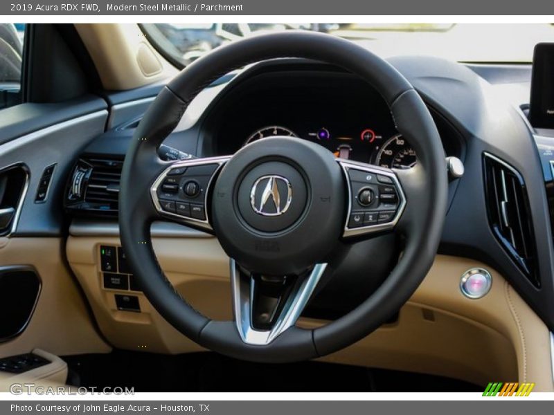 Modern Steel Metallic / Parchment 2019 Acura RDX FWD