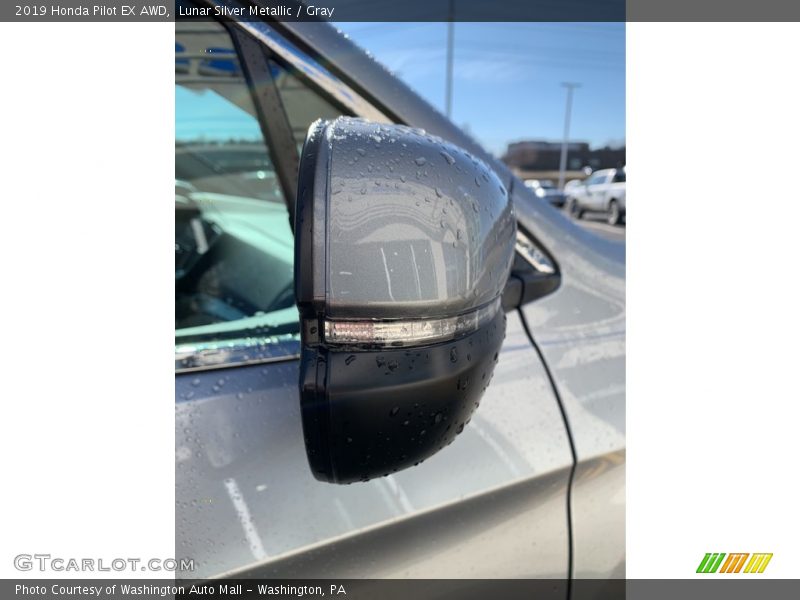 Lunar Silver Metallic / Gray 2019 Honda Pilot EX AWD