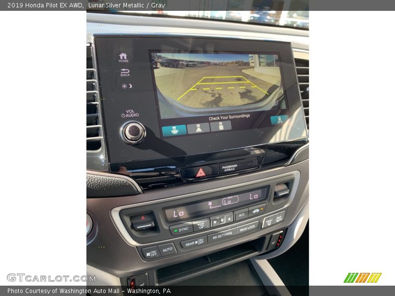 Lunar Silver Metallic / Gray 2019 Honda Pilot EX AWD