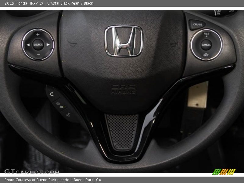 Crystal Black Pearl / Black 2019 Honda HR-V LX
