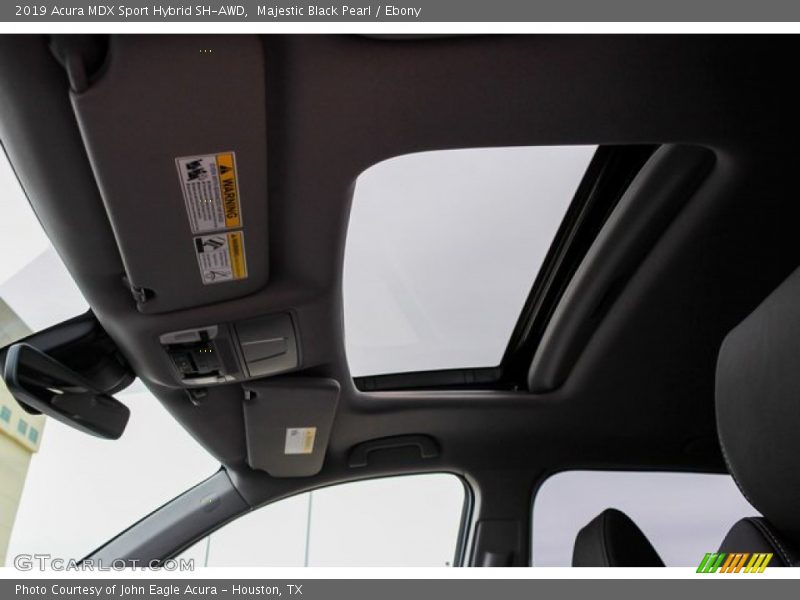 Majestic Black Pearl / Ebony 2019 Acura MDX Sport Hybrid SH-AWD